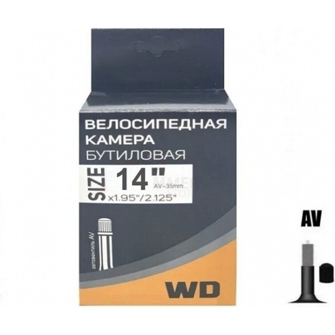 Камера TECH TEAM WD 14*1.95/2.125 Curve valve NN003829